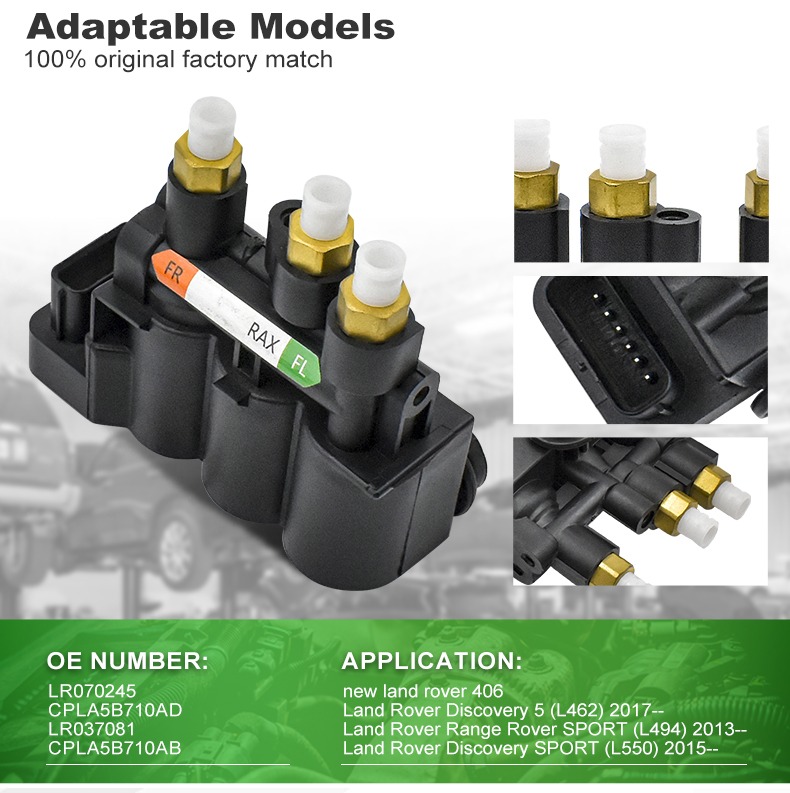 Air Suspension Control Valve Block for Modern Land Rover Platforms | Replaces LR070245, CPLA5B710AD