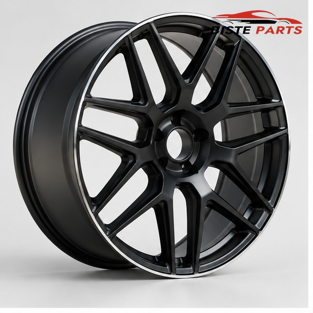 22x10 Alloy Wheel OEM Style Matt Black Machine Lip for Mercedes-Benz OEM-style fitment — ET35 CB84.1 (Code H933F)